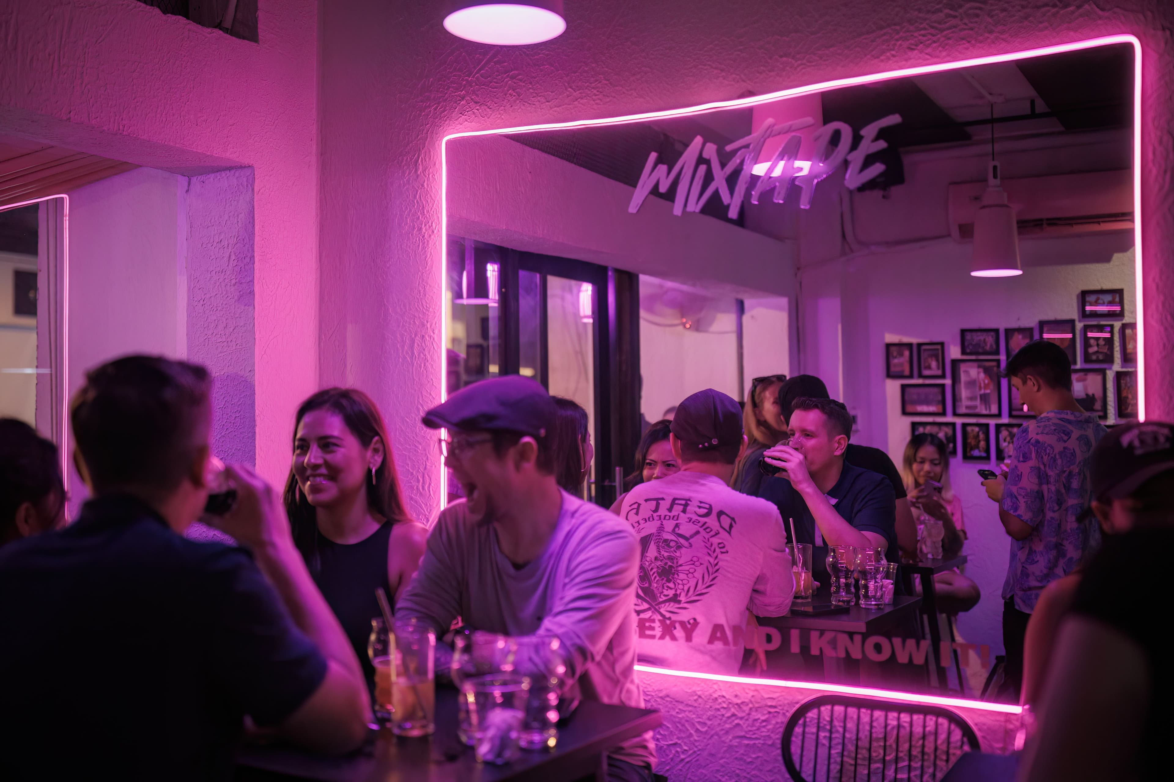 neon craft beer bar mixtape saigon