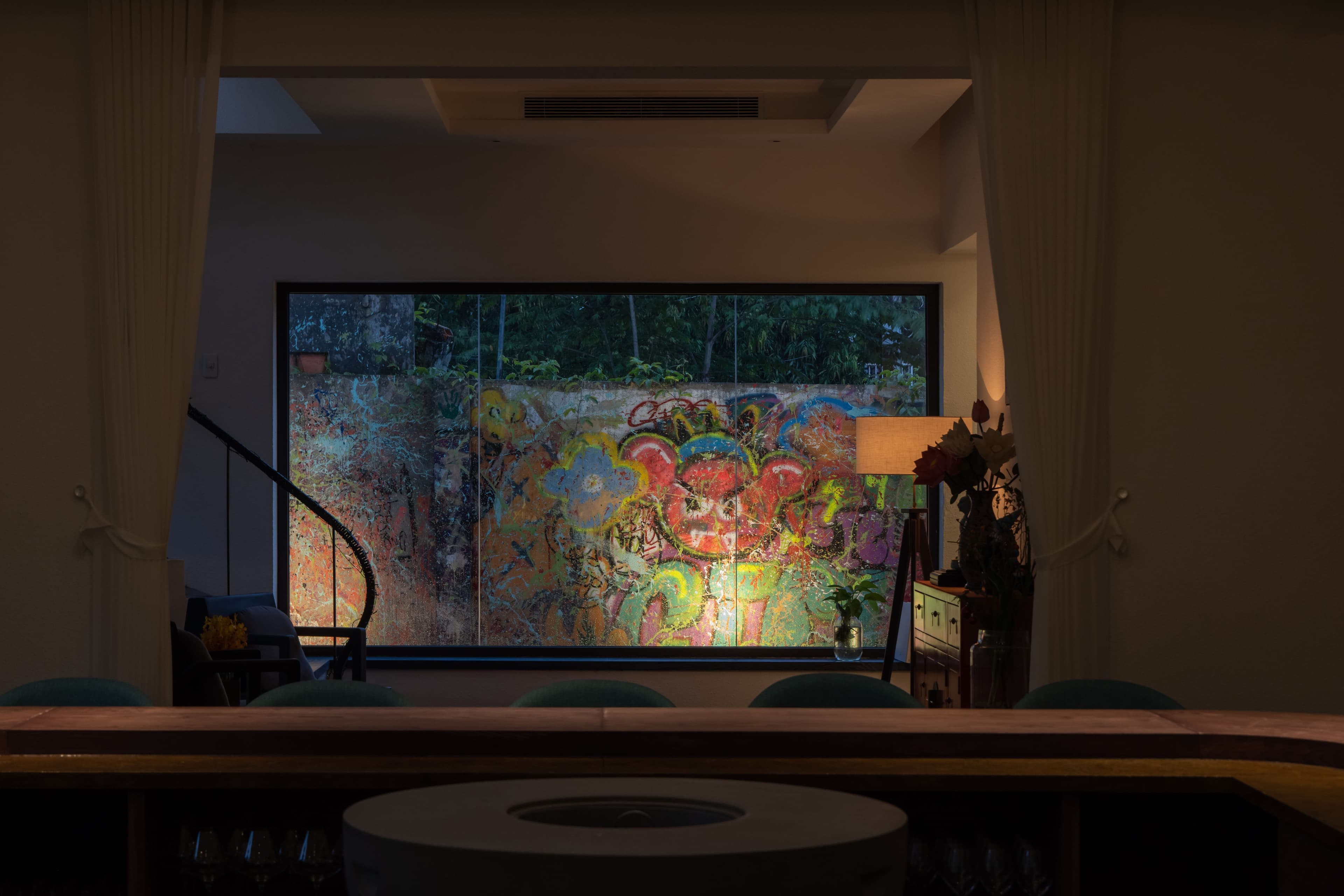 graffti on the walls at ciel