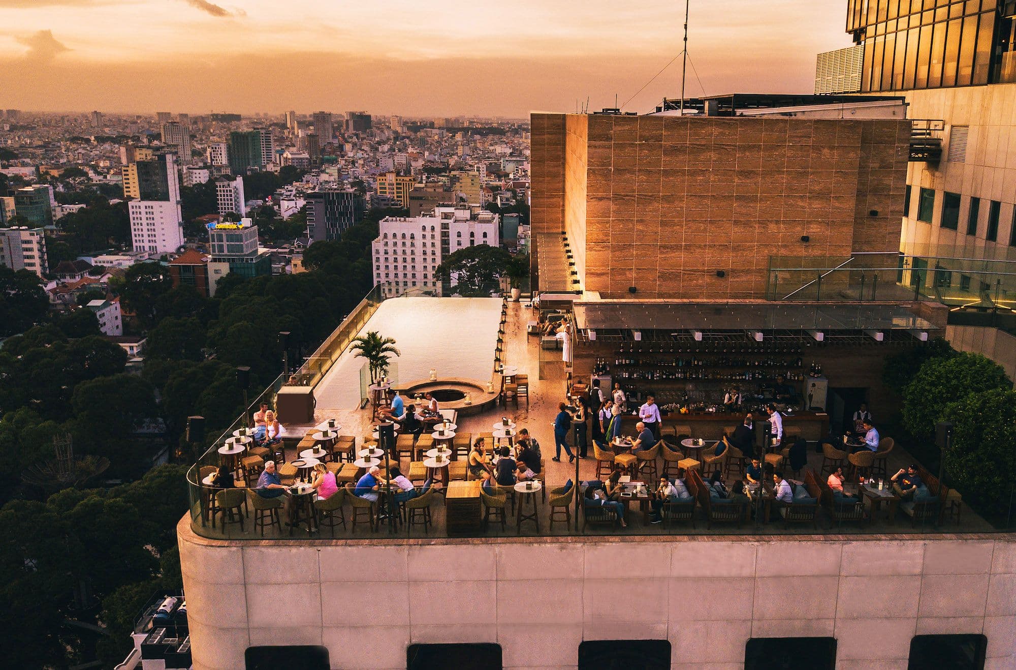 social club saigon hcmc vietnam rooftop