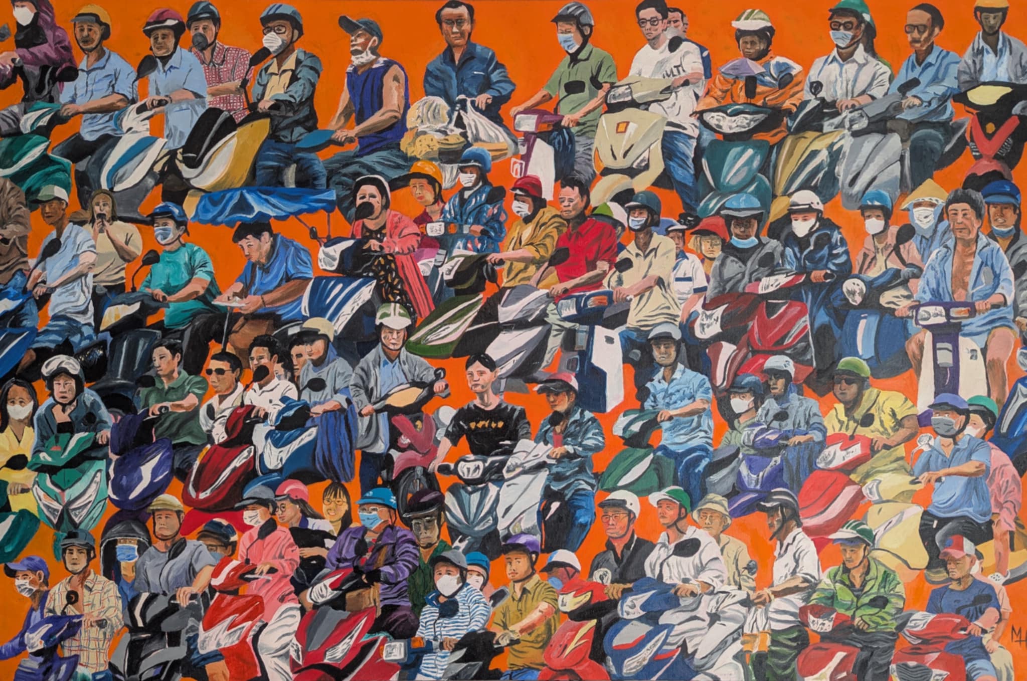 motorbikes in saigon