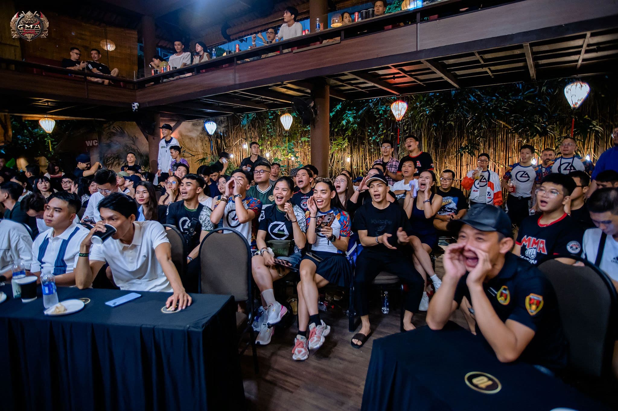 mma fight audience saigon