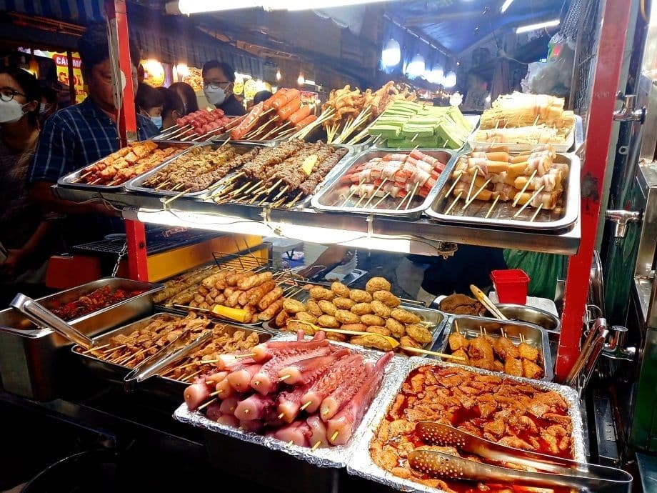 ho thi ky food street bbq hcmc saigon vietnam