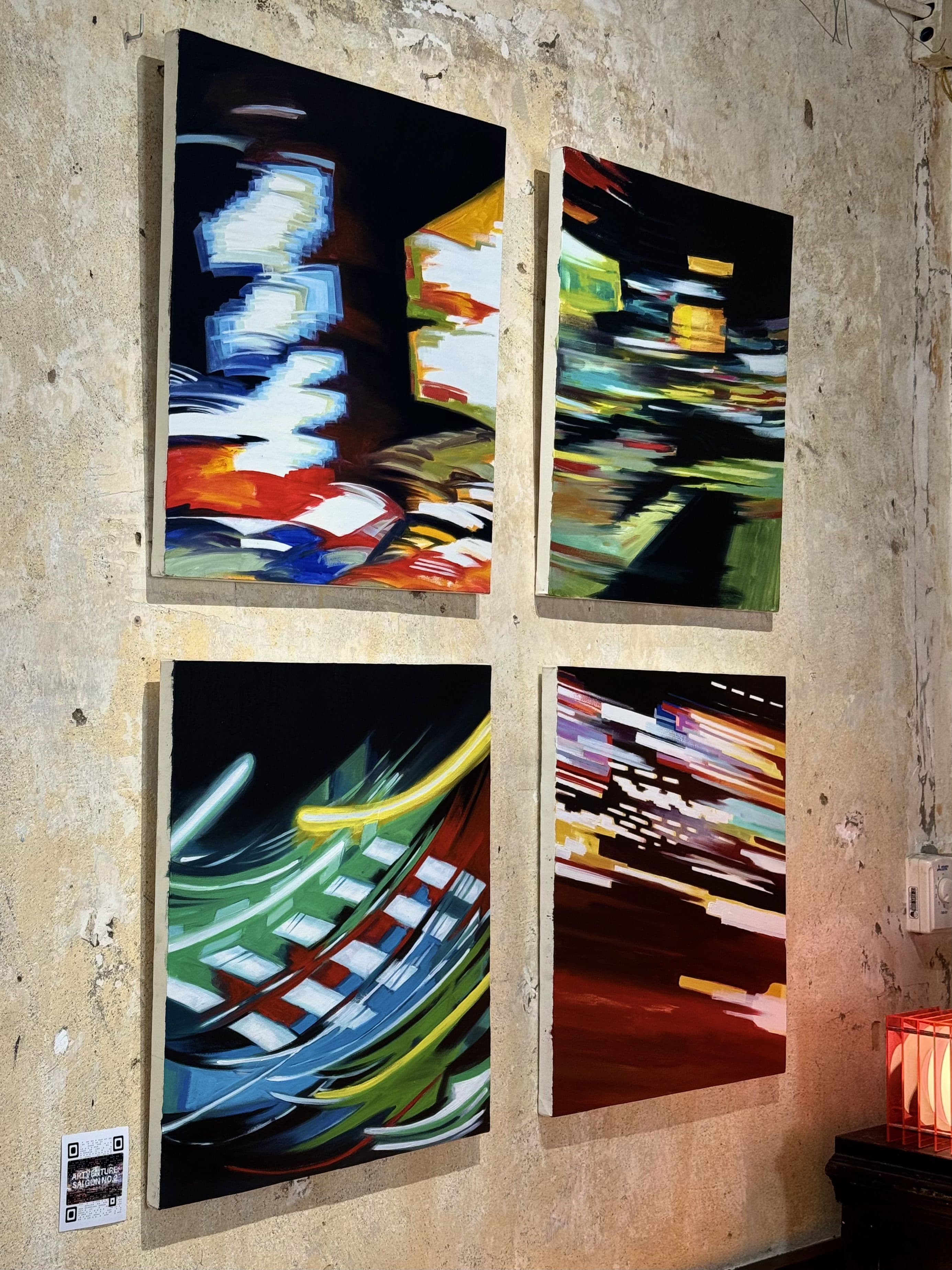 abstract art vietnamese painter