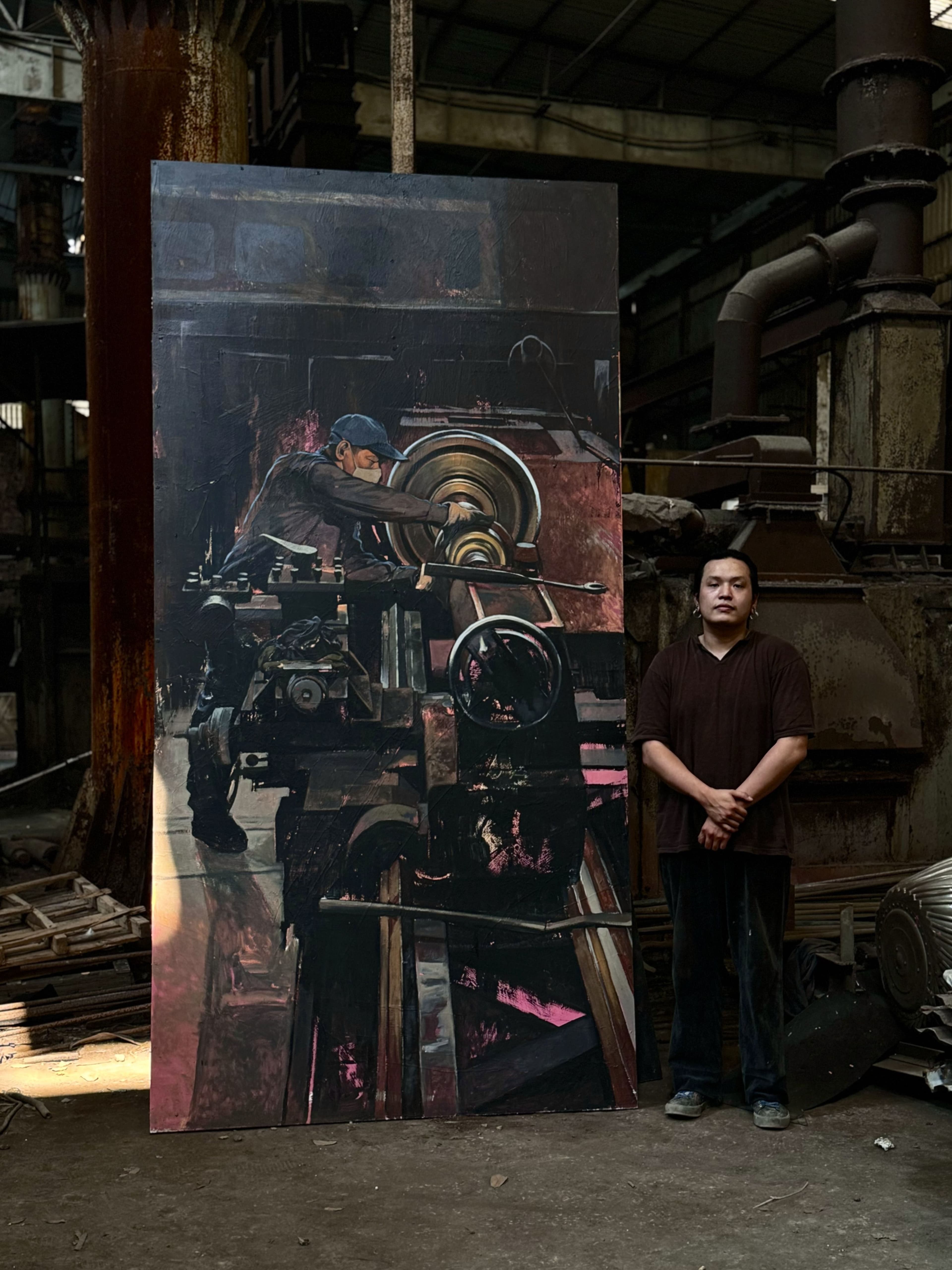 painting life artist hanoi vietnam